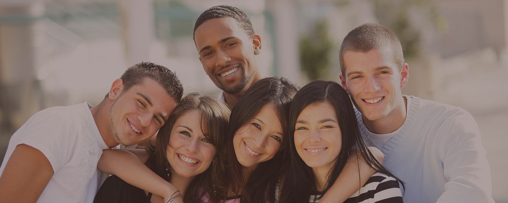 A group of teenagers with beautiful smiles - Westlake Family Dentistry